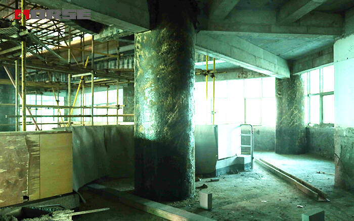 column strengthening by FIBER REINFROCED POLYMER