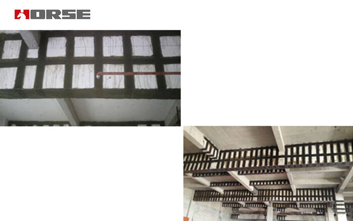 Reinforcement of frame beam by carbon fiber fabric Reinforcement of frame beam by carbon fiber fabric