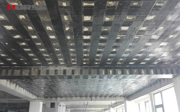 Carbon fiber reinforced polymer(CFRP) sheet reinforcement for floor slab