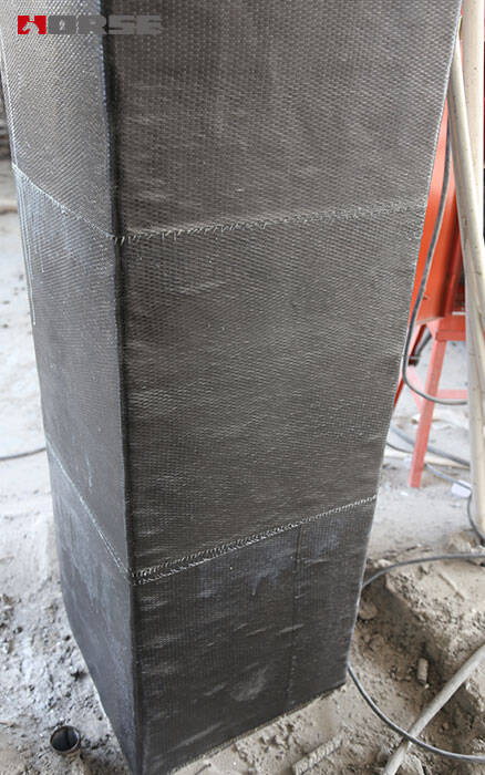 Renfort de colonne en tissu FRP