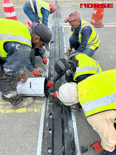 Mortier HM‑TS pour Joint de Dilatation de Pont Mortier HM‑TS pour Joint de Dilatation de Pont