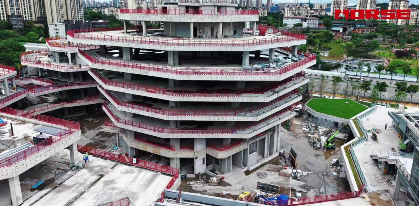 Renforcement d'un centre de croisière en béton