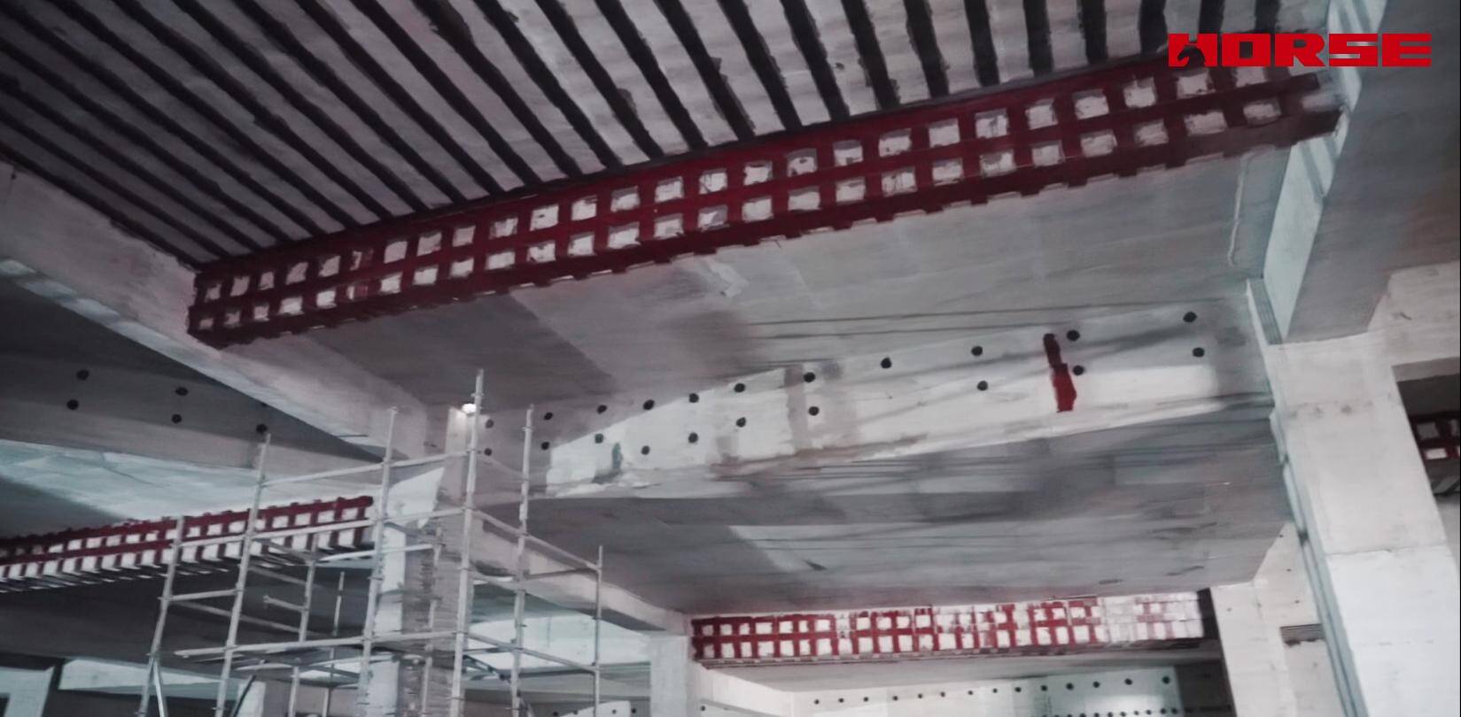 Renforcement d'un centre de croisière en béton