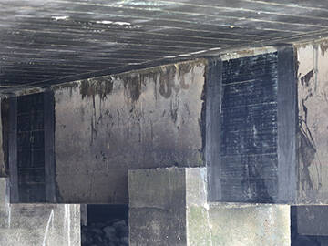 Réparation de fissures dans une usine d'approvisionnement en eau