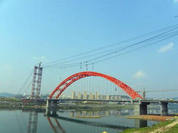 Rénovation des ponts en PRF : pont à trois voies de Mianyang