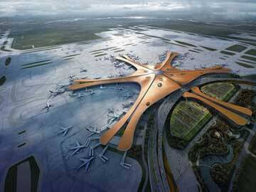 Renforcement du nouvel aéroport de Pékin