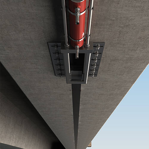 Lamelles carbone précontrainte