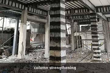 Renforcement des structures par fibres de carbone