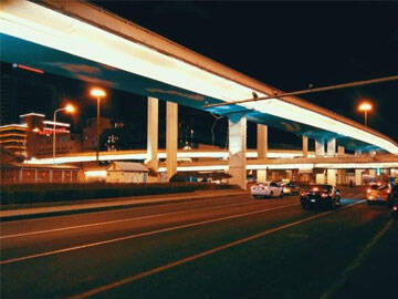 Renforcement du viaduc de Gulou avec plaque de carbone précontraint